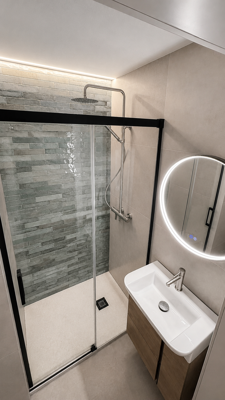 After bathroom listing photo